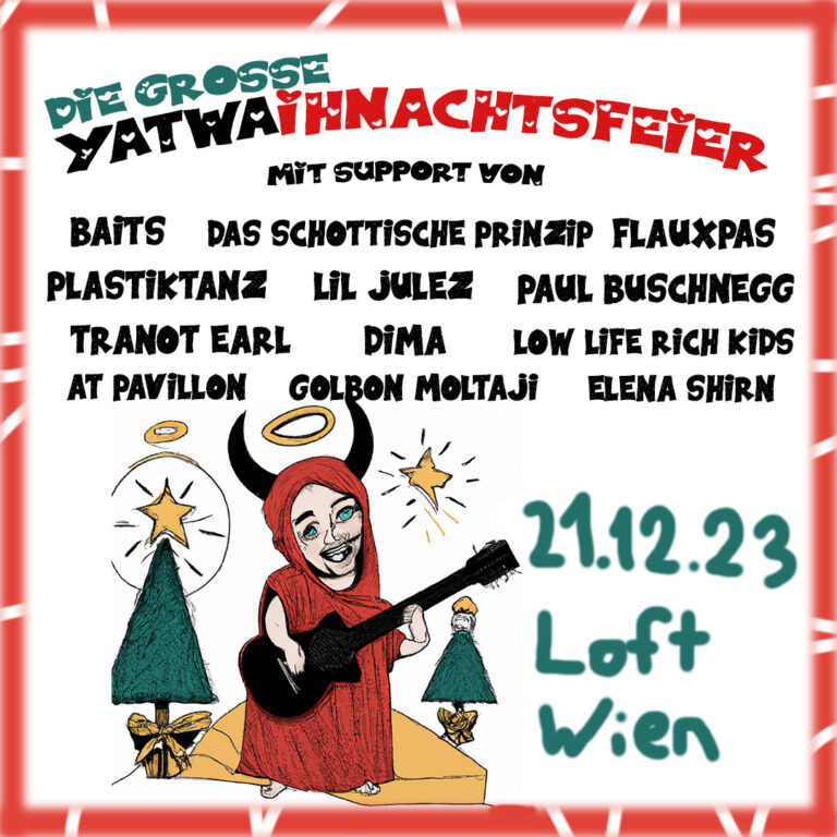 21.12. mit lineup und ort und zeit